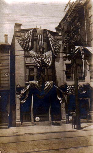 Temple Bar & Hotel, 407 Market Street, circa 1912