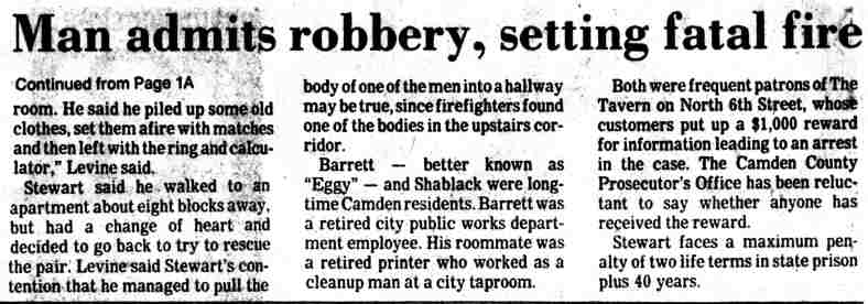 Man admits robbery, setting fatal fire (continued), Camden Courier-Post, April 15, 1980