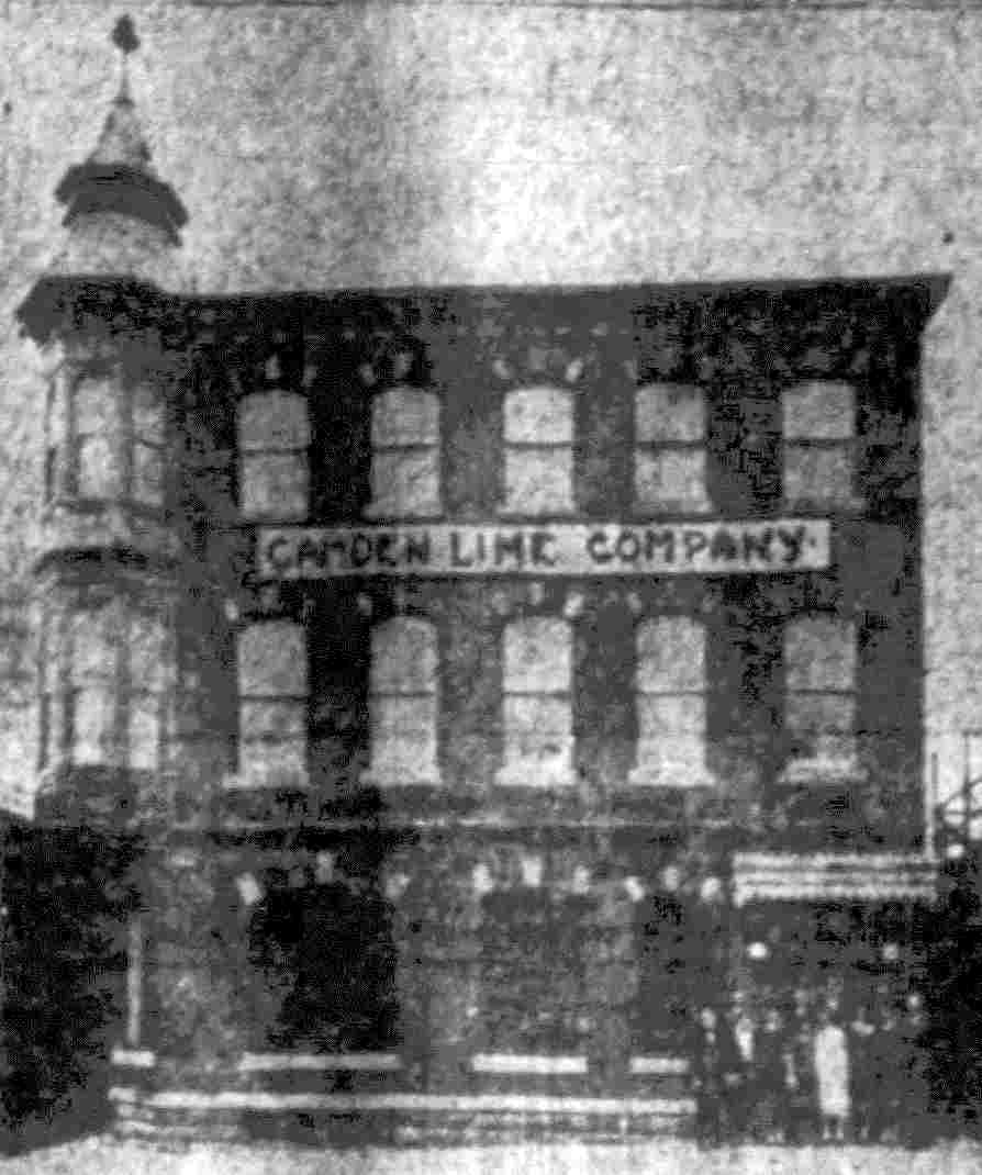 Camden Lime Company at 39 South Sixth Street — April 1925