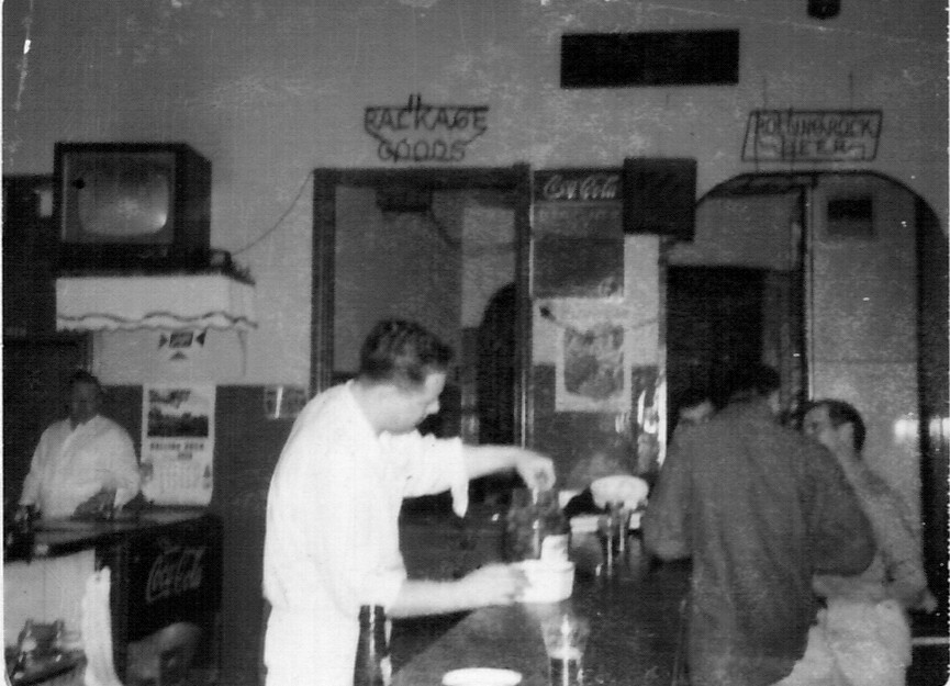 Kelly's Cafe, 69 State Street — doors to the back room