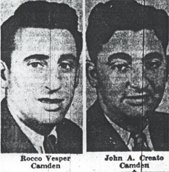 Rocco Vesper and John A. Creato, Camden Courier-Post, May 11, 1942
