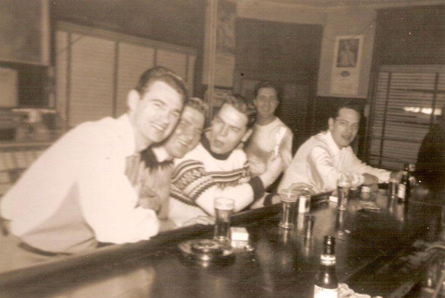 Regular customers at Stanley's Cafe