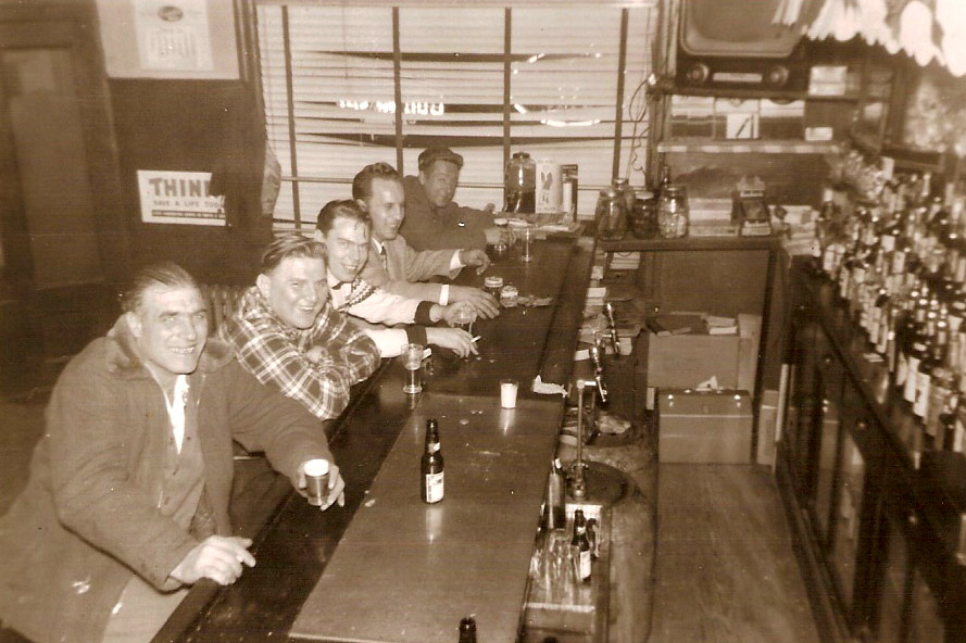 Regular customers at Stanley's Cafe