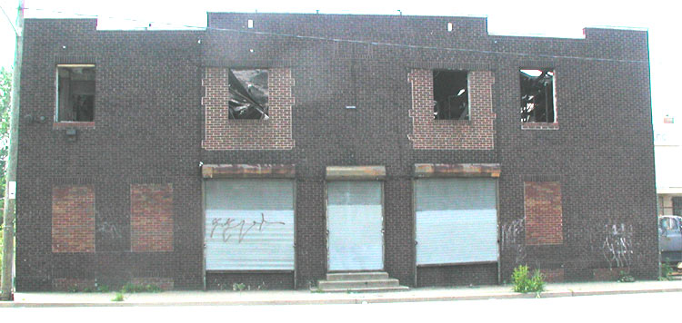 The Antrim Hardware Building detail, Federal Street, East Camden, NJ — June 30, 2003