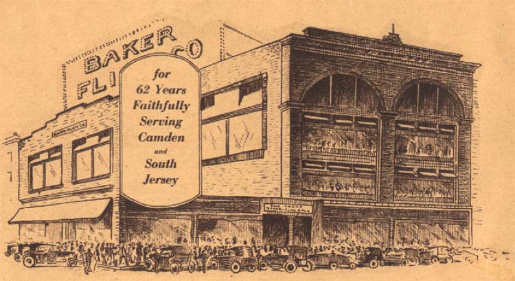Baker-Flick Department Store, 214-220 Market Street, Camden, 1928