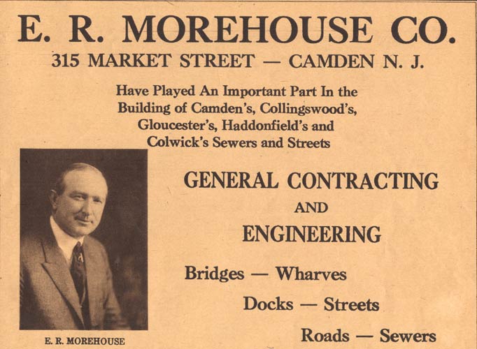 E.R. Morehouse Co. advertisement, Camden Courier-Post, July 5, 1926