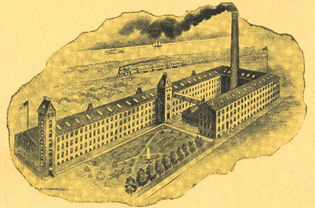 Howland Croft, Sons & Co. mill — illustration, 1947