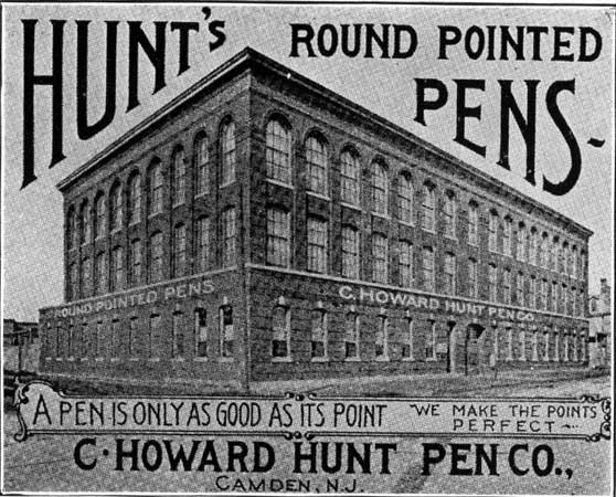 C. Howard Hunt Pen Company advertisement, 1915
