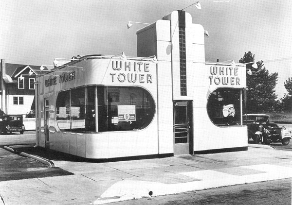 A typical 1930s White Tower restaurant