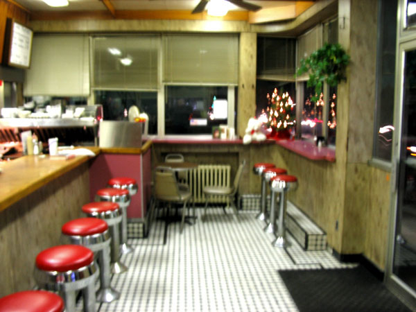 Interior of former White Tower at Route 130 and Haddon Avenue, 2004