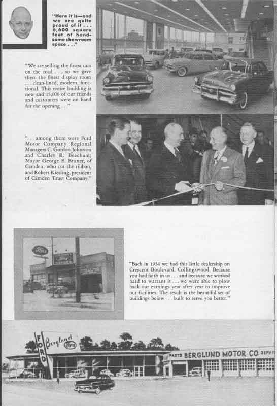 Berglund Motor Company new building booklet, page 3