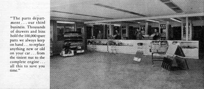 Berglund Motor Company new building booklet, pages 5–6