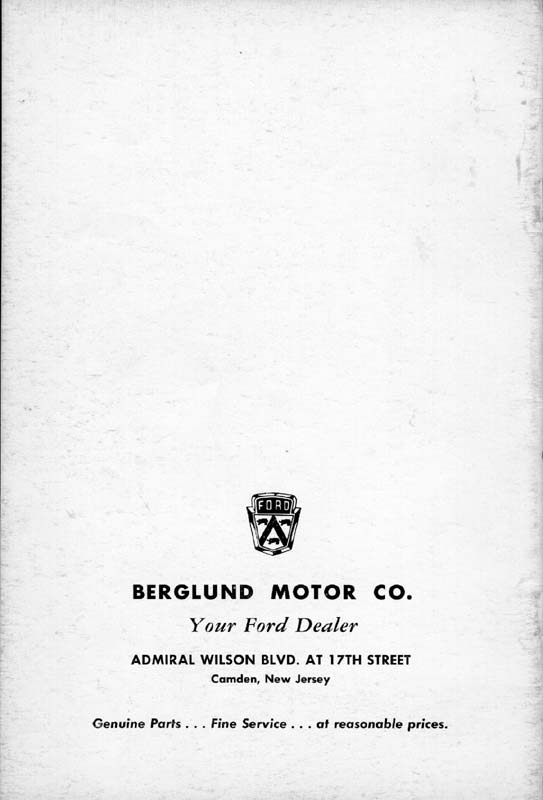 Berglund Motor Company new building booklet, page 11