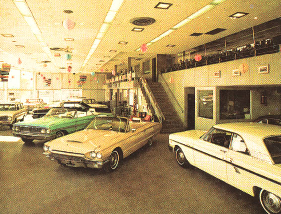 Berglund Ford postcard, 1966