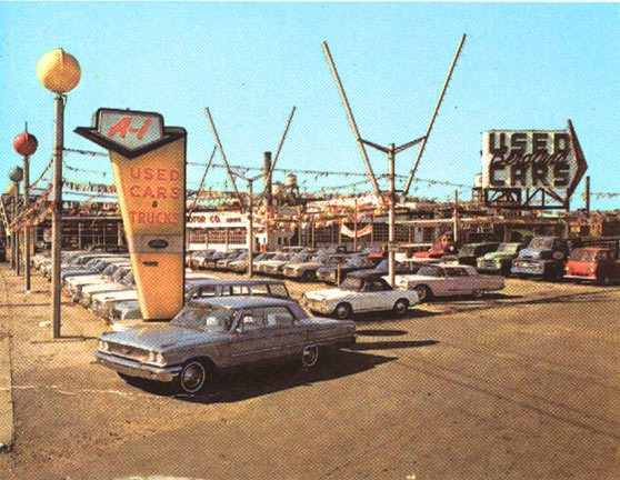Berglund Ford postcard, 1966