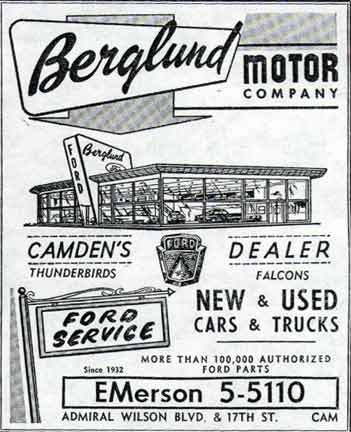 Berglund Ford advertisement