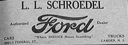 L.L. Schroedel Ford advertisement 1