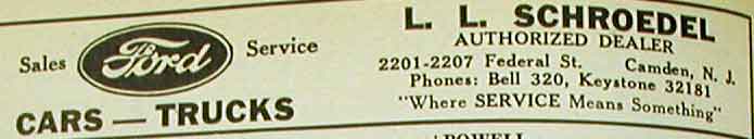 L.L. Schroedel Ford advertisement 2
