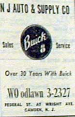 New Jersey Auto Supply Buick advertisement