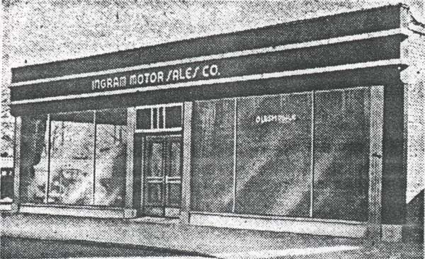 Ingram Oldsmobile new showroom advertisement, Camden Courier-Post, January 1938