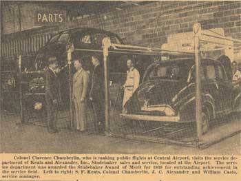 Keats and Alexander Studebaker service department, Camden Courier-Post, June 14, 1939