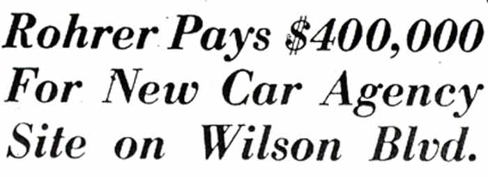 Rohrer Chevrolet, Camden Courier-Post, June 22, 1949