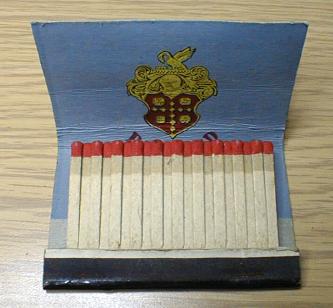 Henry S. Vollmer Packard matchbook, 1948