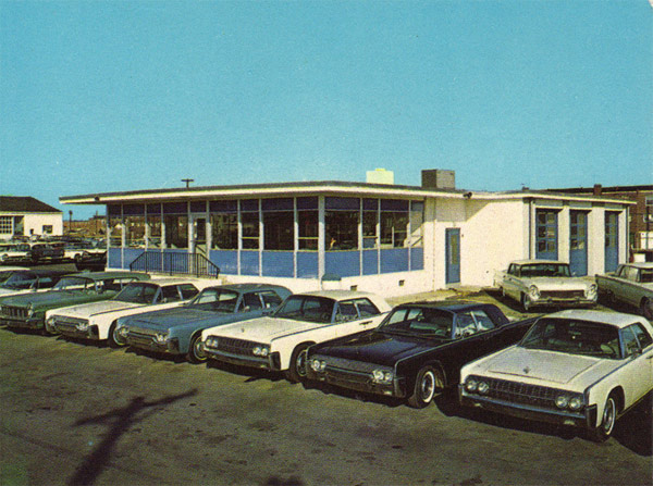 Merlin Motors exterior, 1960s