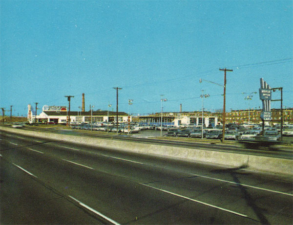 Merlin Motors exterior, 1960s