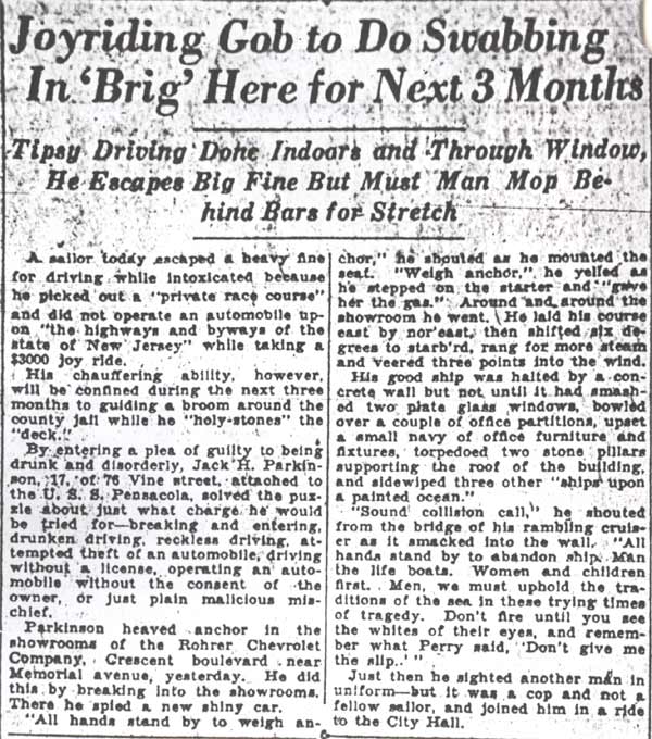 Rohrer Chevrolet, Camden Courier-Post, December 1930