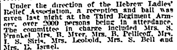 Philadelphia Inquirer, March 11, 1915 — Jewish community of Camden