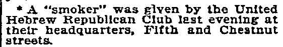 Philadelphia Inquirer, April 8, 1897 — Jewish community of Camden