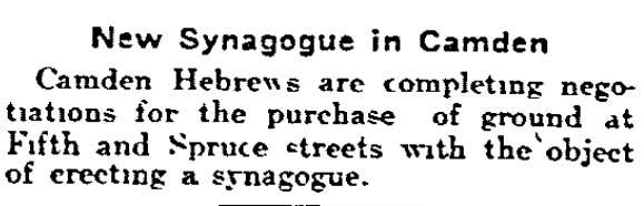 Philadelphia Inquirer, October 3, 1903 — South 5th and Spruce Streets, Camden