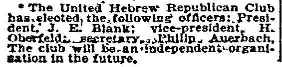 Philadelphia Inquirer, February 16, 1897 — Jewish community of Camden