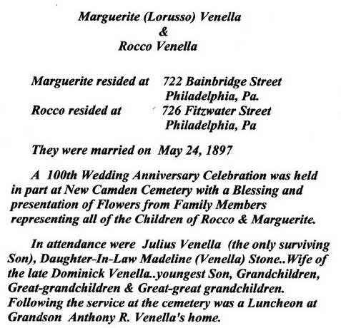 100th anniversary notice
