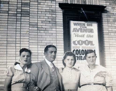 Angelina Tantone, Frank Coratolo, Mary (Tantone) Coratolo, and Rosaria (Tedesco) Tantone