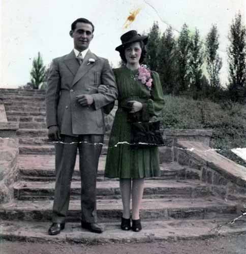 Dominick and Madeline Venella at Farnham Park, Camden NJ, September 14, 1940