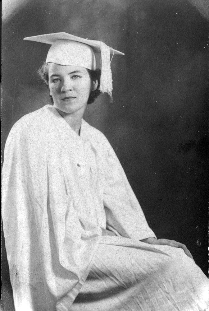 Mary Conley, graduation photo