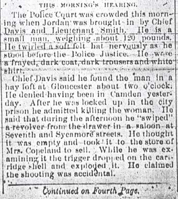 Camden Daily Telegram, July 28, 1893 — This Morning's Hearing