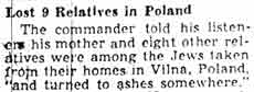 Camden Courier-Post, October 22, 1945 — Jewish War Veterans memorial, column 2