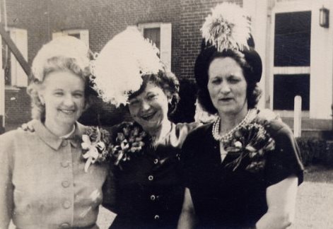 Three McKenna Sisters, 1940s — Catherine, Mary Ann, Mildred