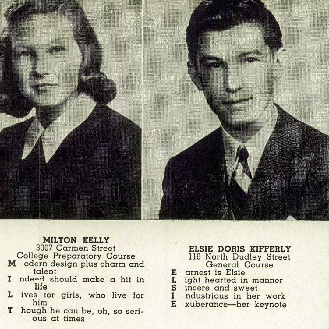 Milton W. Kelly, Camden High School Purple and Gold Yearbook, June 1942