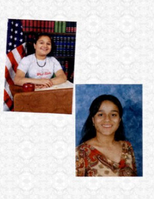 Grandchildren: Christina Maria and Crystal Antoinette