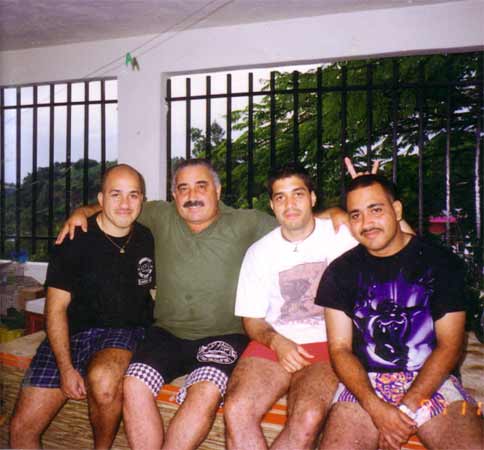 David, father Teodomiro (deceased), Raymond, and Richard Melendez