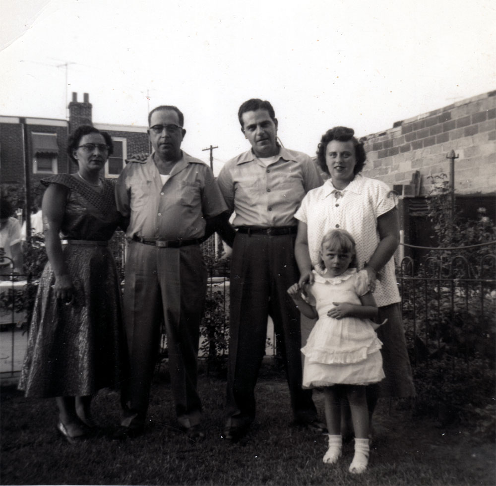 Rose Burgo Tantonio and Anthony Tantonio with Michael Tantonio, Gloria Stanmire Tantonio, and their daughter Michealene Tantonio