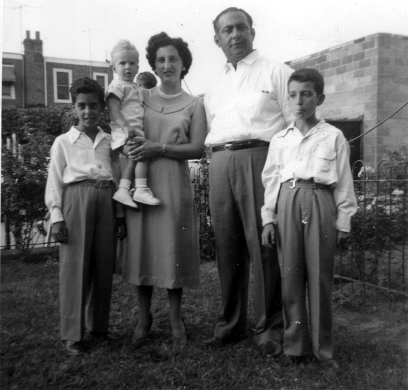 Dominick and Madeline Tantone Venella with their sons Anthony, David, and Ronald Venella