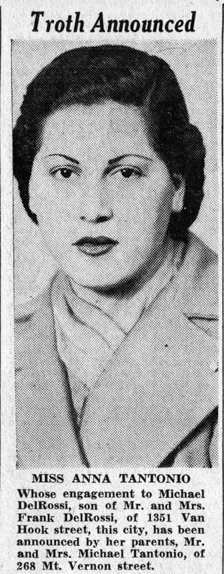 Anna Tantonio — Camden Courier-Post, February 26, 1938