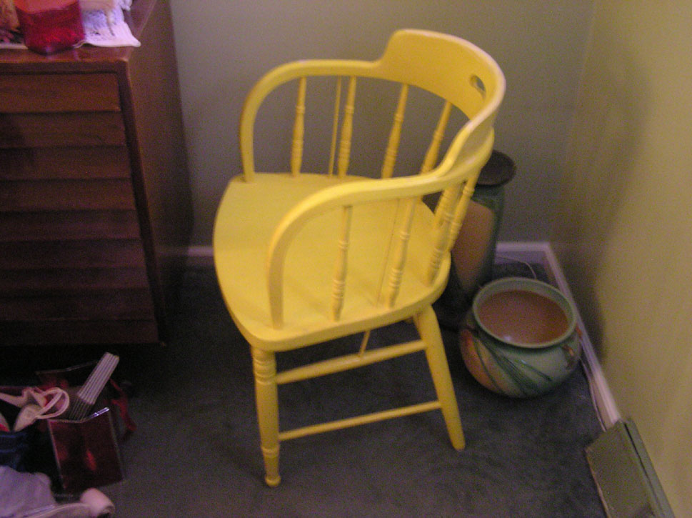 Grandmother's chair, once belonging to Marguerite Lorusso Venella