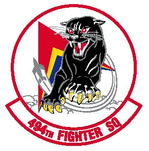 494th Fighter Squadron insignia