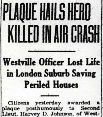 Camden Courier-Post, January 18, 1943 — Plaque Hails Hero Killed in Air Crash, part 1